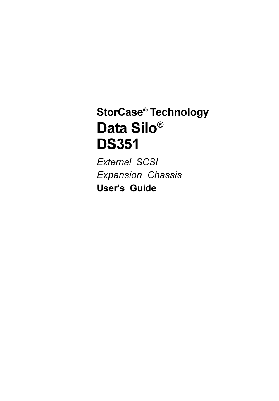 StorCase Technology DS351 User Manual | 30 pages