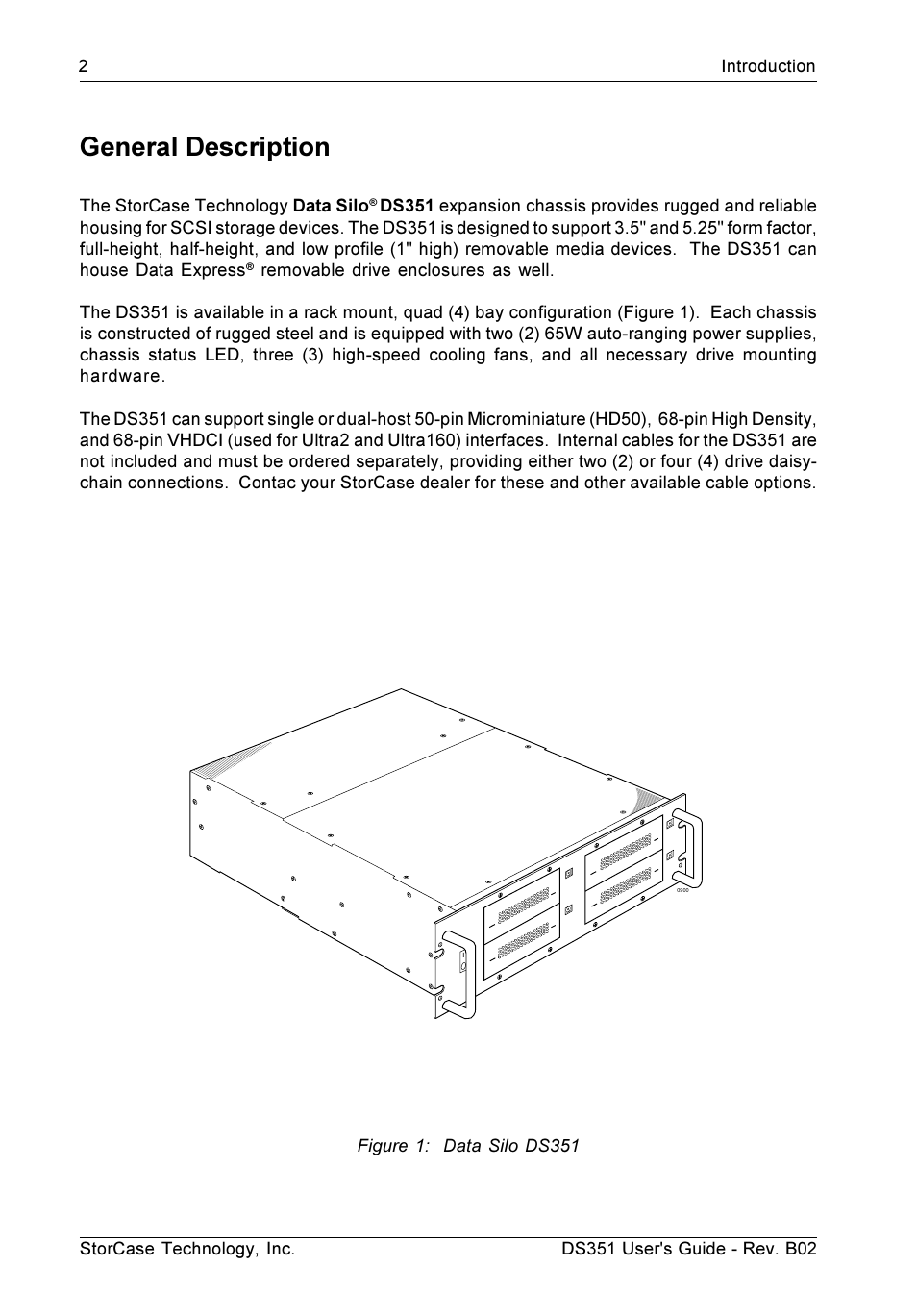 General description | StorCase Technology DS351 User Manual | Page 10 / 30