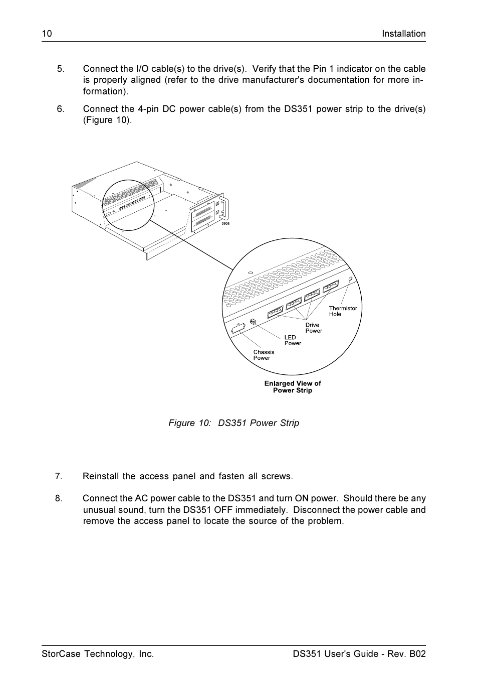 StorCase Technology DS351 User Manual | Page 18 / 30