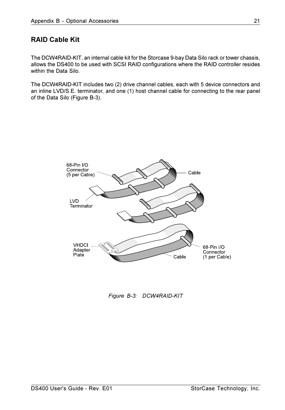 Raid cable kit | StorCase Technology DS400 User Manual | Page 30 / 39