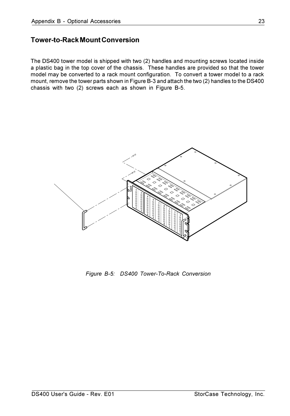 StorCase Technology DS400 User Manual | Page 32 / 39