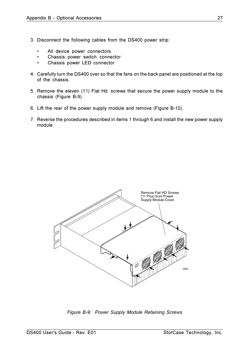 StorCase Technology DS400 User Manual | Page 36 / 39