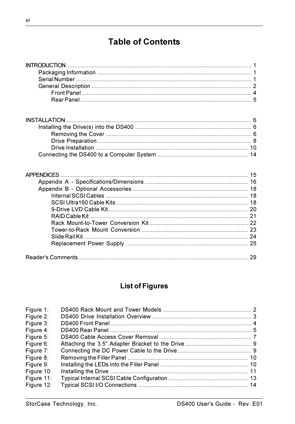 StorCase Technology DS400 User Manual | Page 7 / 39