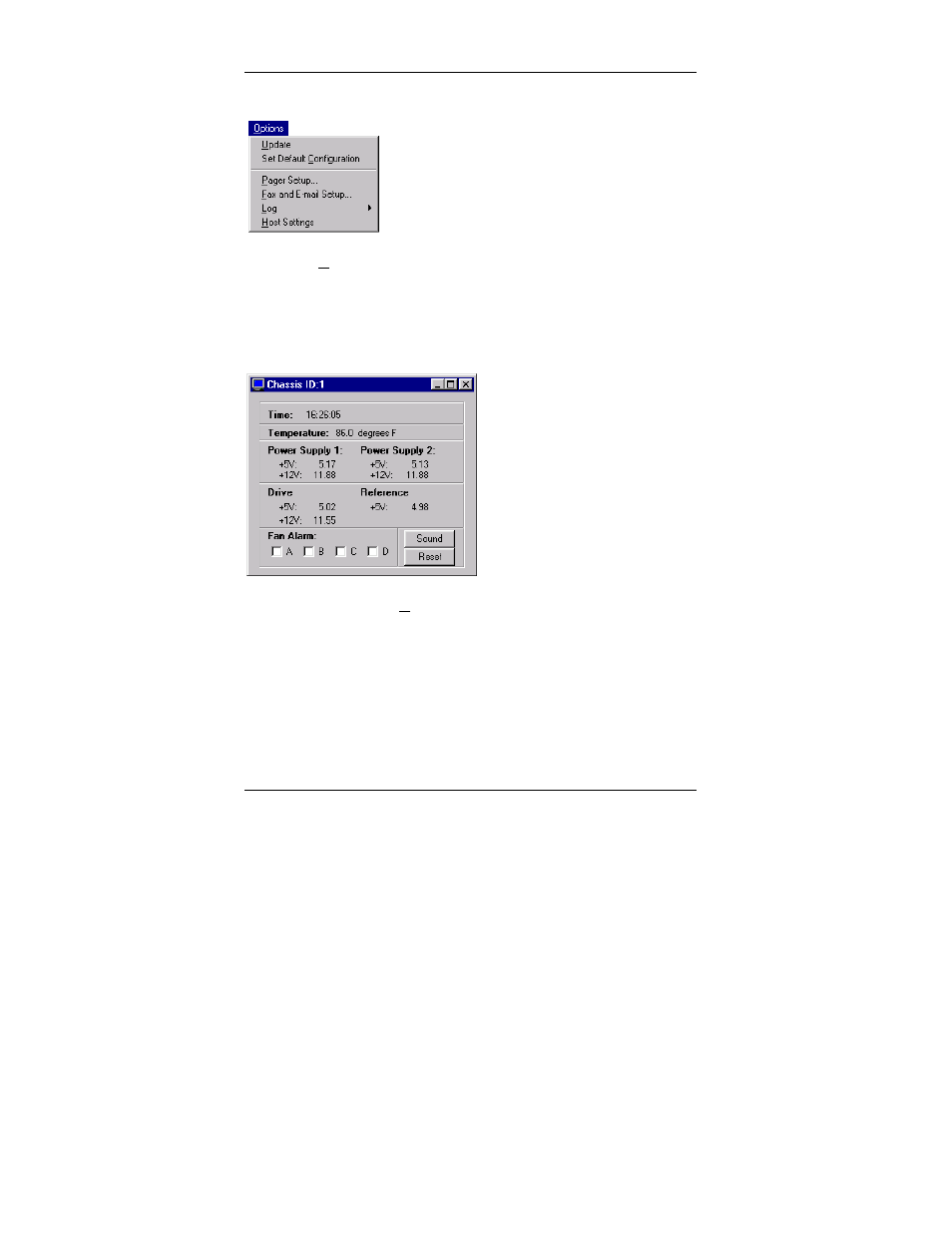 Options menu | StorCase Technology DS500 User Manual | Page 58 / 81