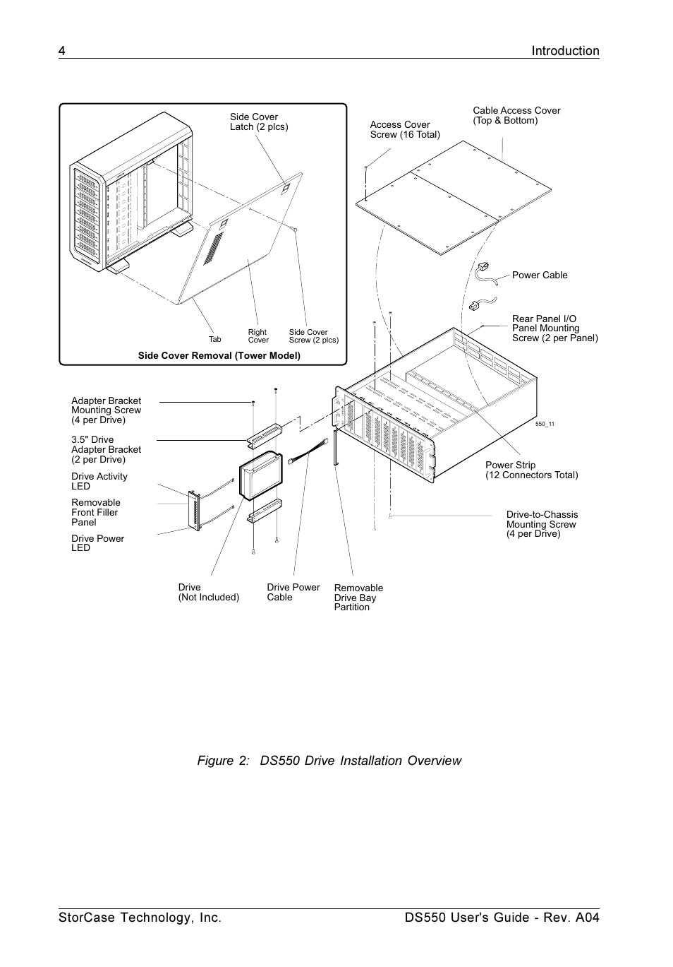 StorCase Technology DS550 User Manual | Page 12 / 42