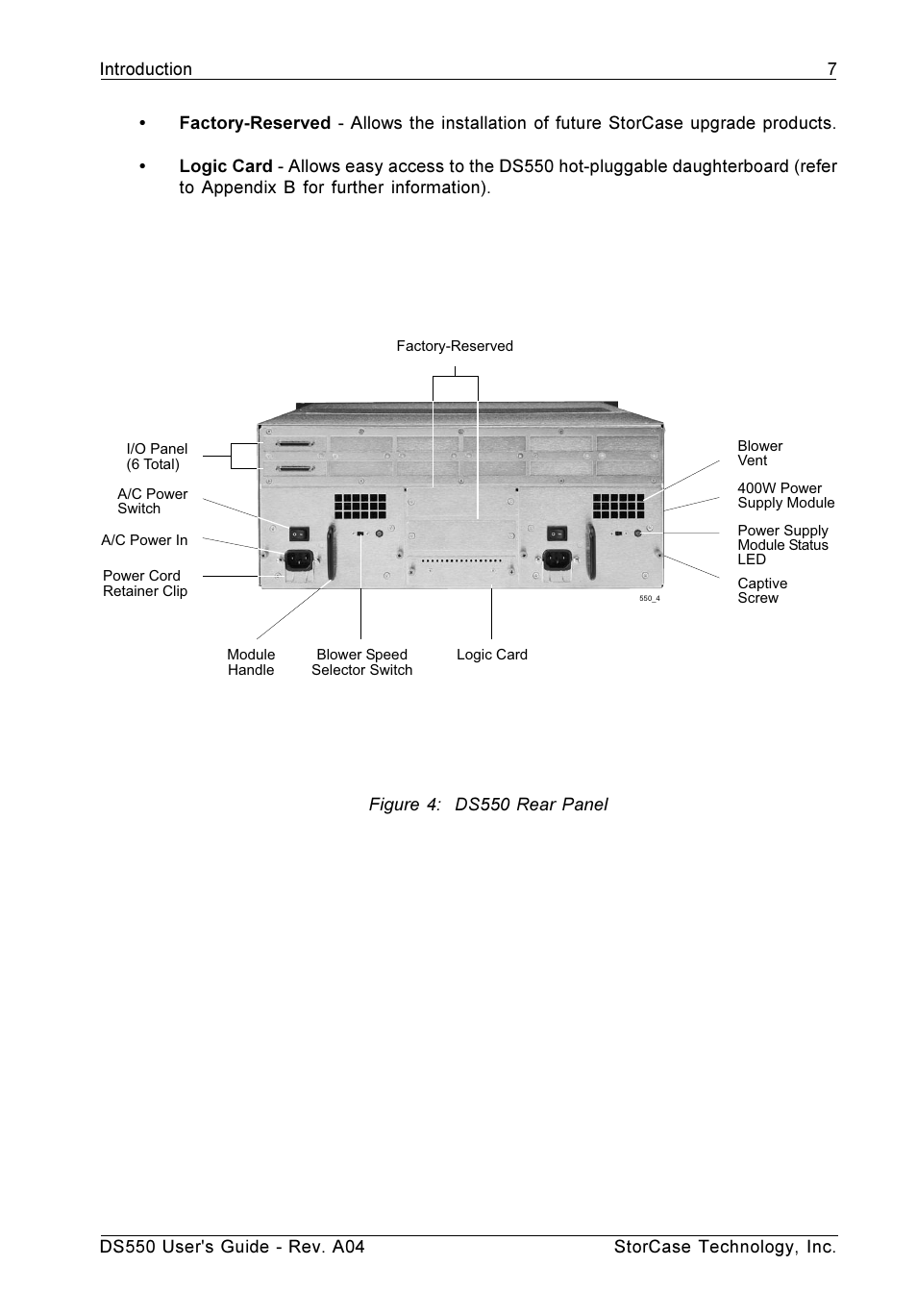 StorCase Technology DS550 User Manual | Page 15 / 42