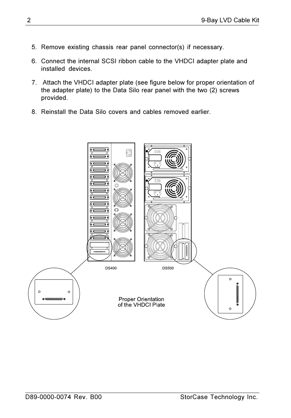 StorCase Technology DCREMLVD-KIT LVD User Manual | Page 2 / 2