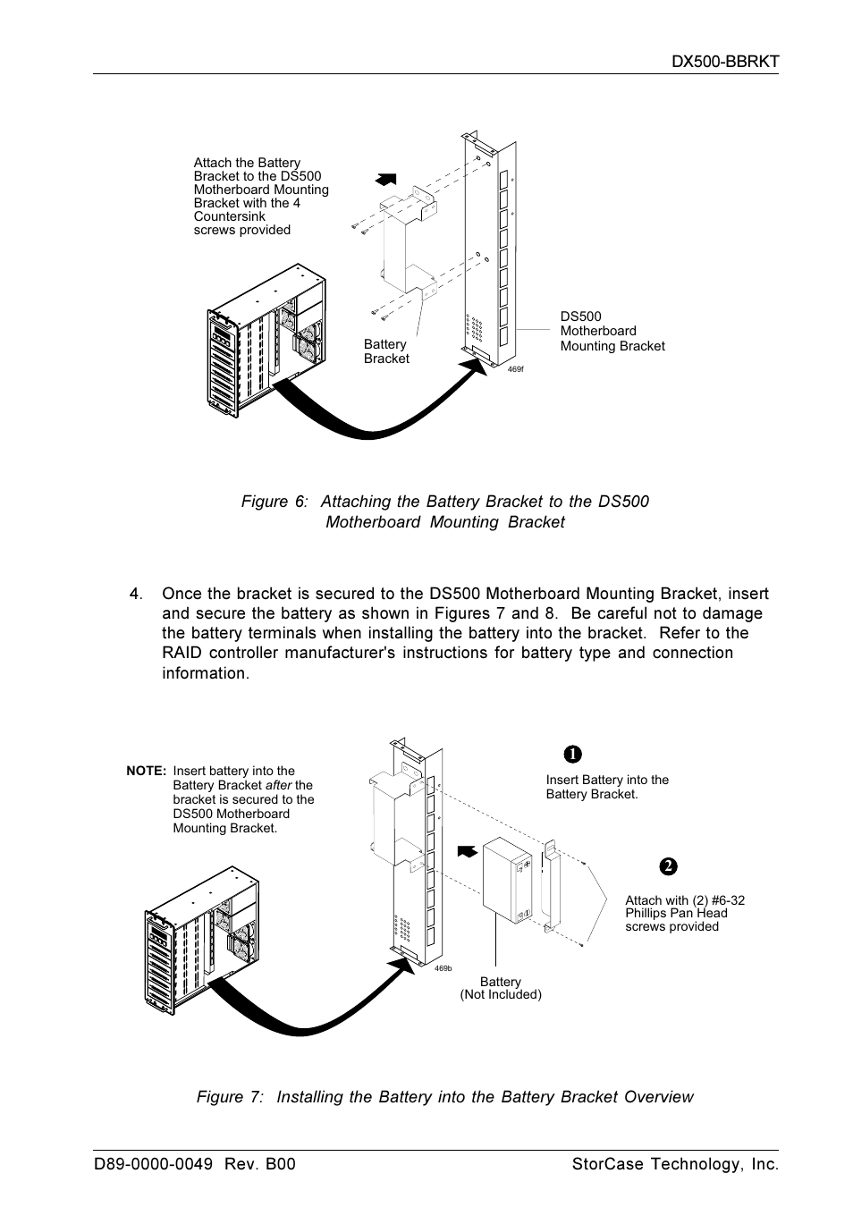 StorCase Technology DX500-BBRKT RAID User Manual | Page 5 / 6