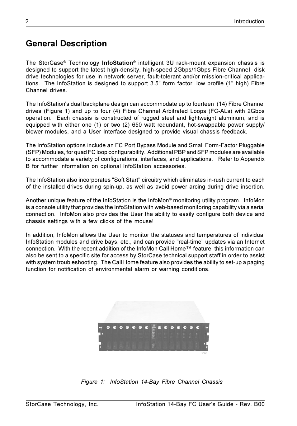 General description | StorCase Technology 14-Bay 3U Fibre User Manual | Page 11 / 49