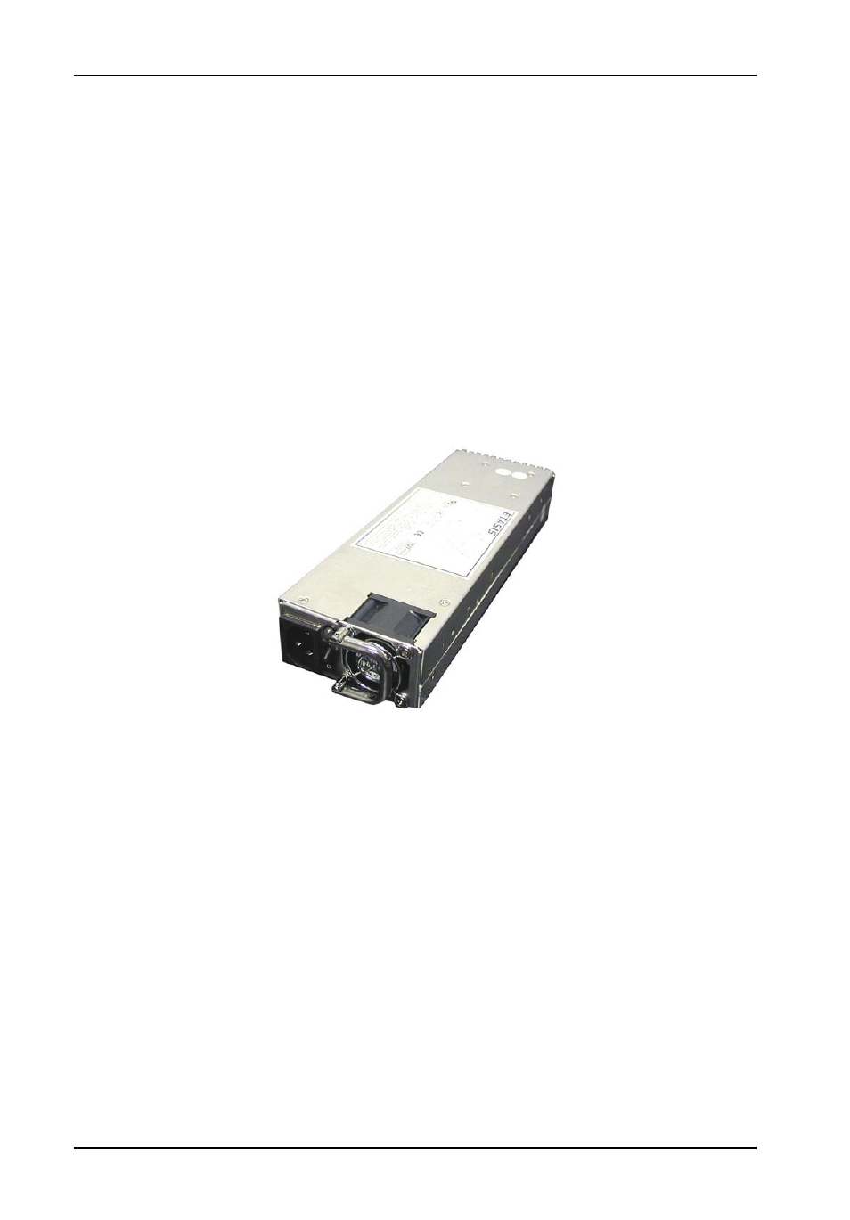 Replacement power supply module | StorCase Technology InfoStation 10-Bay 1U Ultra320/SATA User Manual | Page 105 / 119