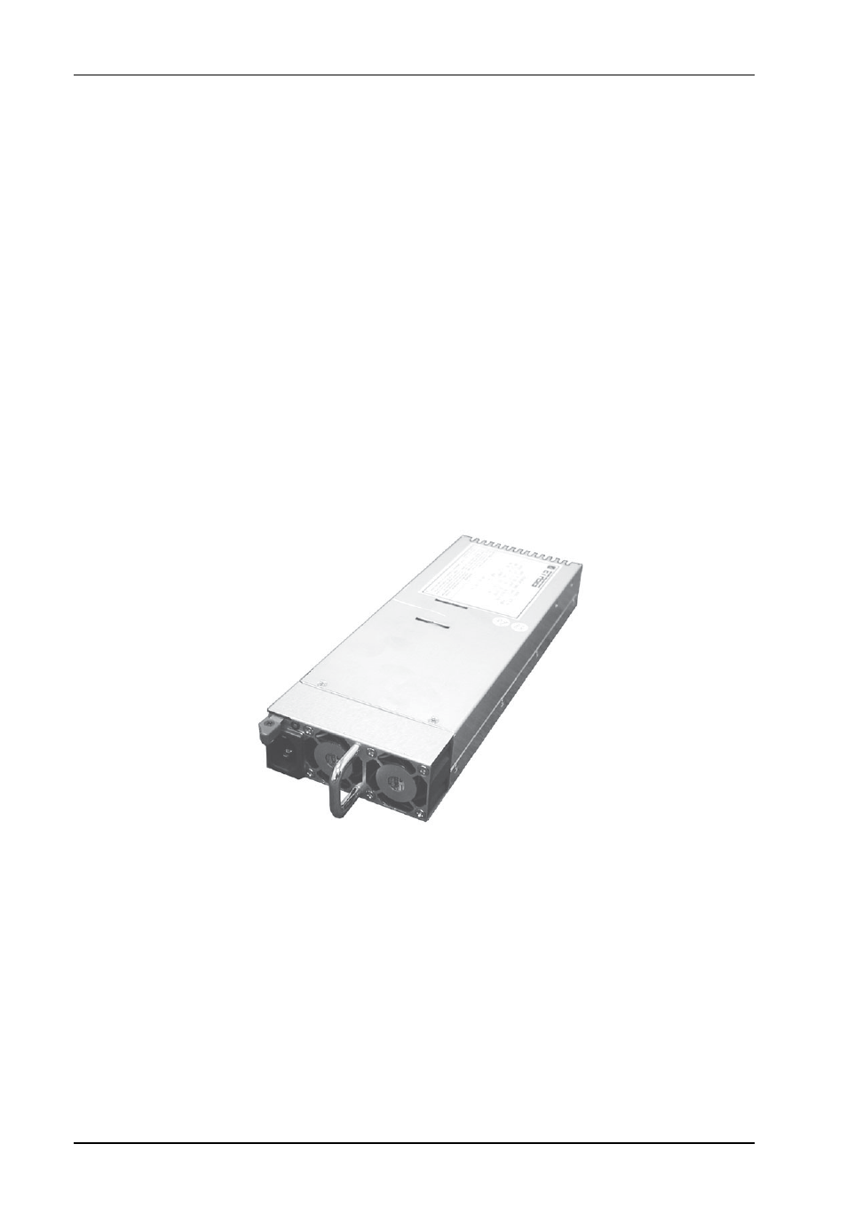 Optional power supply module | StorCase Technology InfoStation 12-Bay 4U Ultra320/SATA User Manual | Page 113 / 127