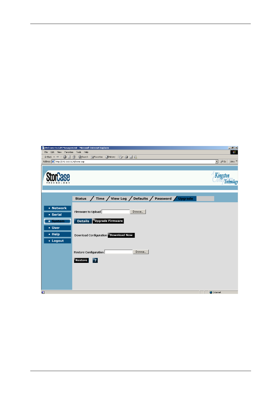 System upgrade | StorCase Technology InfoStation 16-Bay 3U SCSI/SATA User Manual | Page 19 / 28