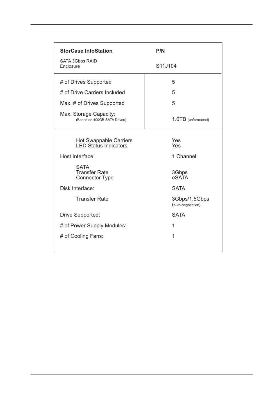 StorCase Technology InfoStation 5-Bay SATA 3Gbps RAID User Manual | Page 61 / 68