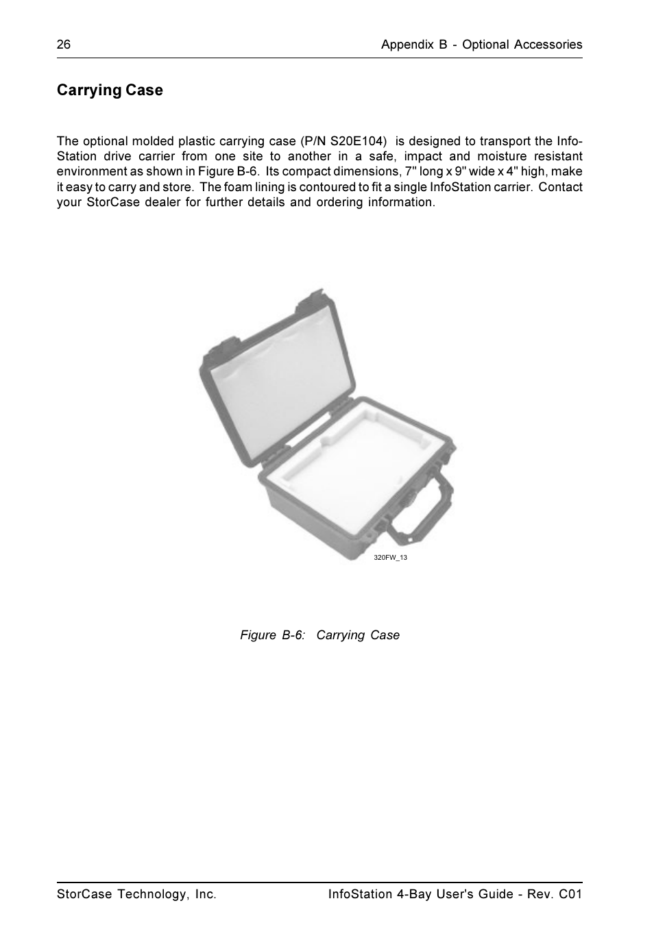 Carrying case | StorCase Technology 4-Bay Desktop SCSI Ultra320 User Manual | Page 34 / 36