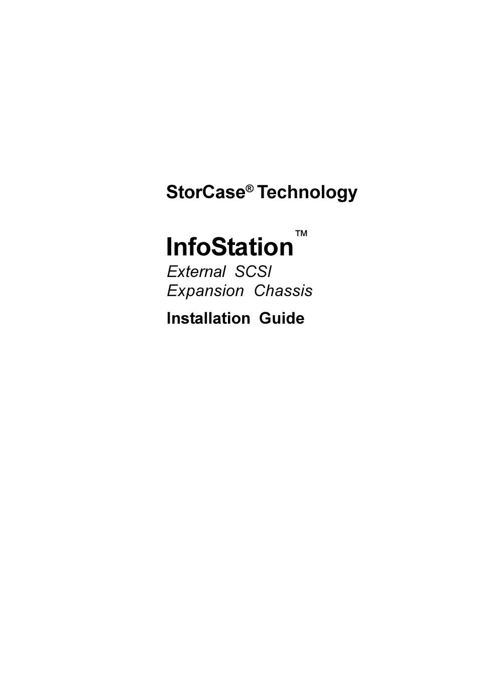 StorCase Technology 9-Bay 4U SCSI Ultra160 User Manual | 24 pages