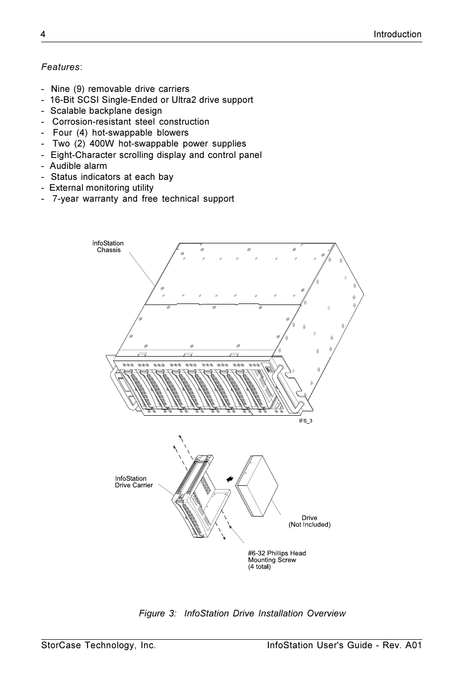 StorCase Technology 9-Bay 4U SCSI Ultra160 User Manual | Page 13 / 59