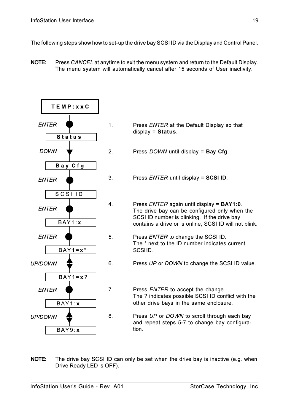 StorCase Technology 9-Bay 4U SCSI Ultra160 User Manual | Page 28 / 59