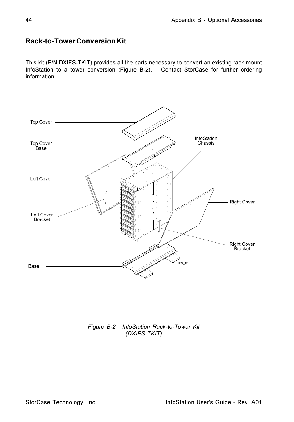 Rack-to-tower conversion kit | StorCase Technology 9-Bay 4U SCSI Ultra160 User Manual | Page 53 / 59