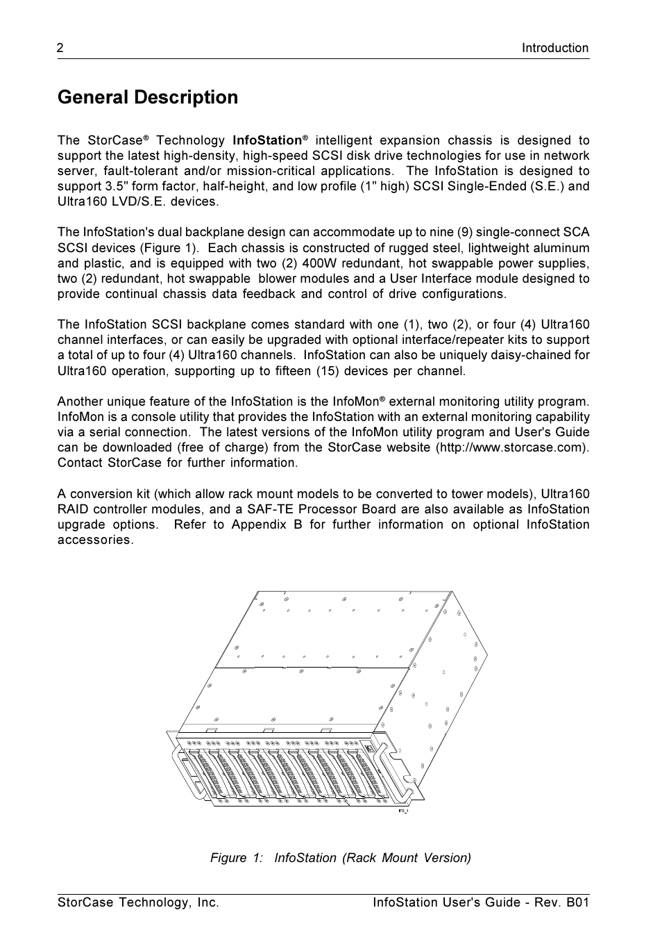 General description | StorCase Technology 9-Bay 4U SCSI Ultra160 User Manual | Page 11 / 61
