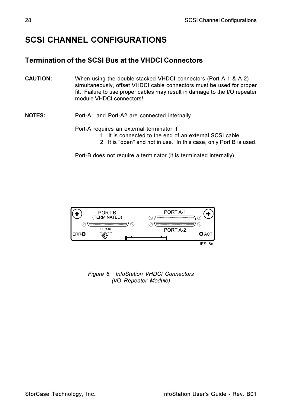 Scsi channel configurations | StorCase Technology 9-Bay 4U SCSI Ultra160 User Manual | Page 37 / 61