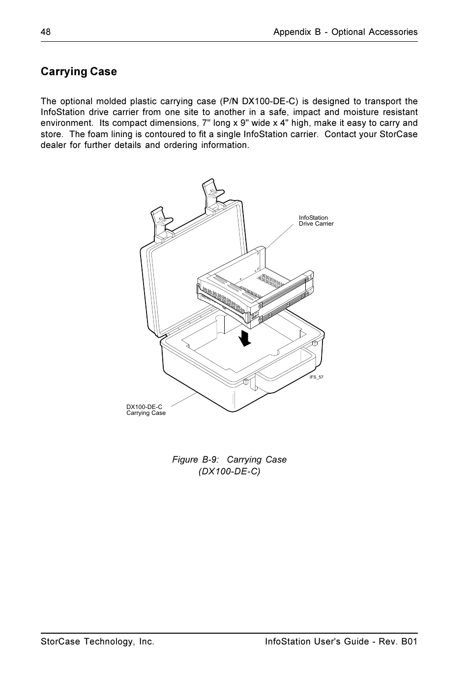 Carrying case | StorCase Technology 9-Bay 4U SCSI Ultra160 User Manual | Page 57 / 61