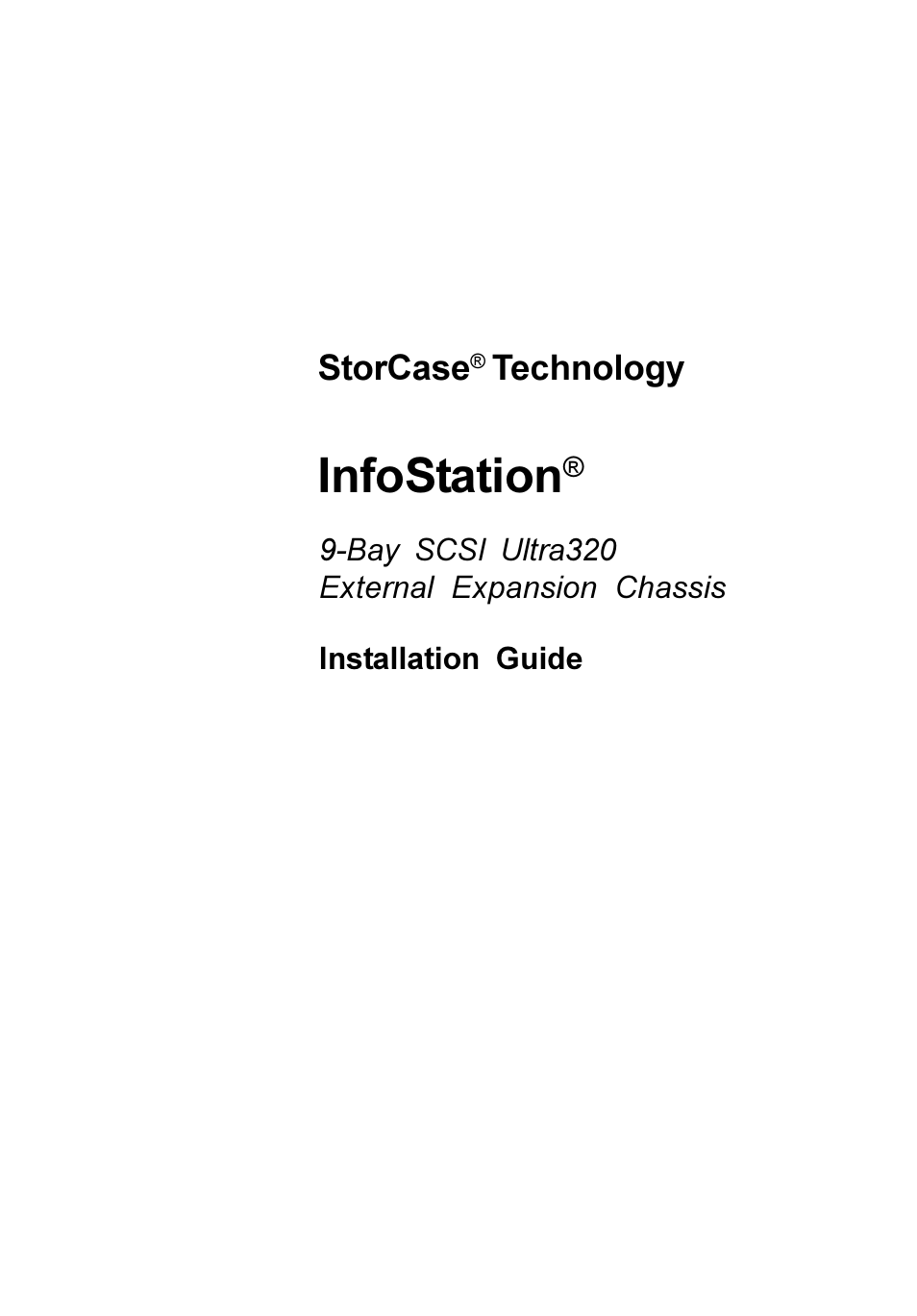 StorCase Technology 9-Bay 4U SCSI Ultra320 User Manual | 25 pages