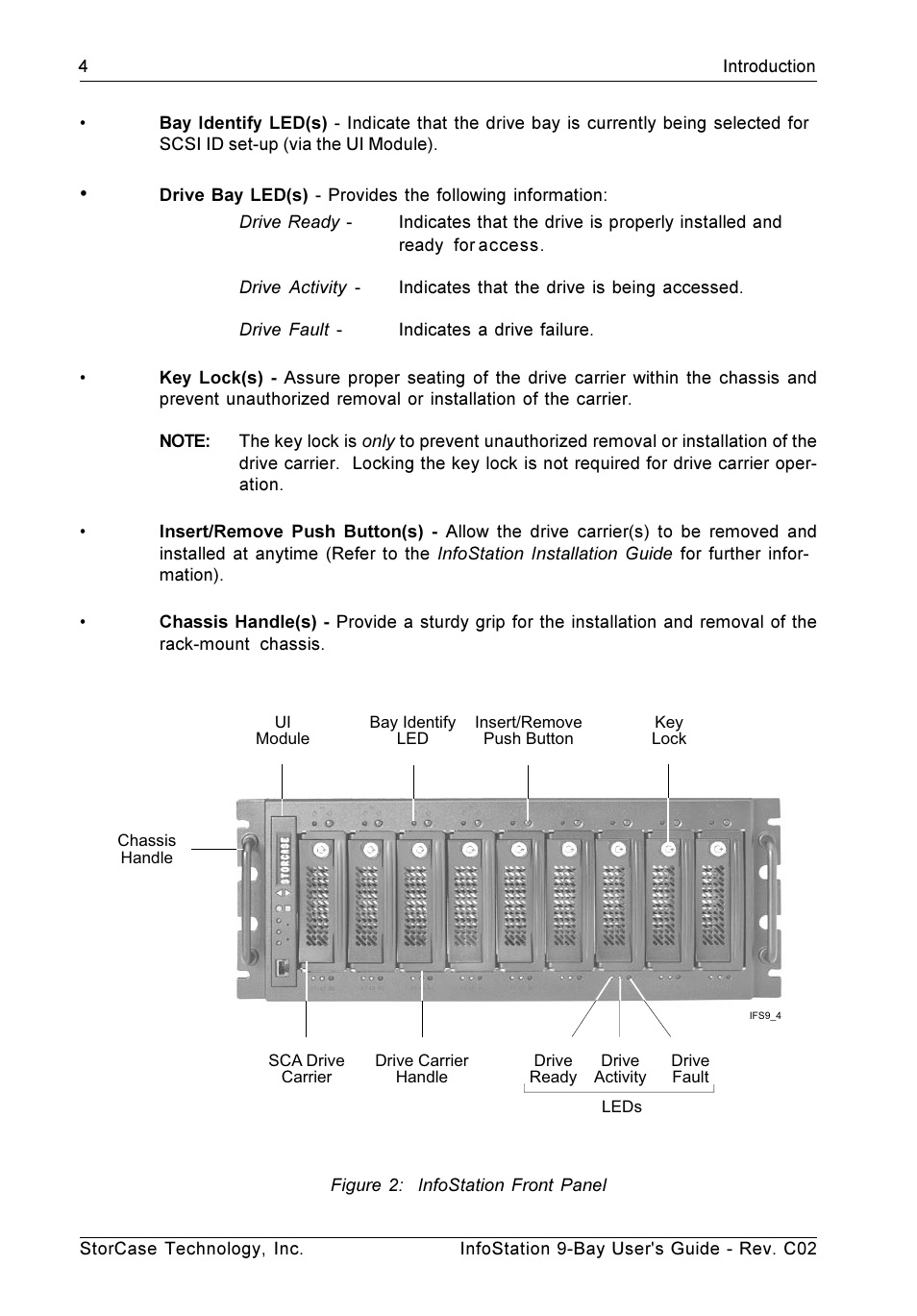 StorCase Technology 9-Bay 4U SCSI Ultra320 User Manual | Page 13 / 65