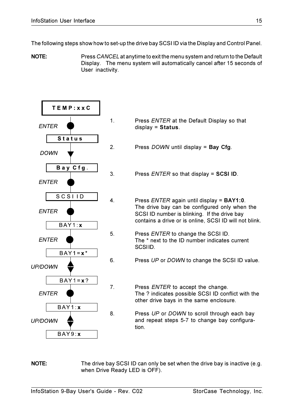 StorCase Technology 9-Bay 4U SCSI Ultra320 User Manual | Page 24 / 65