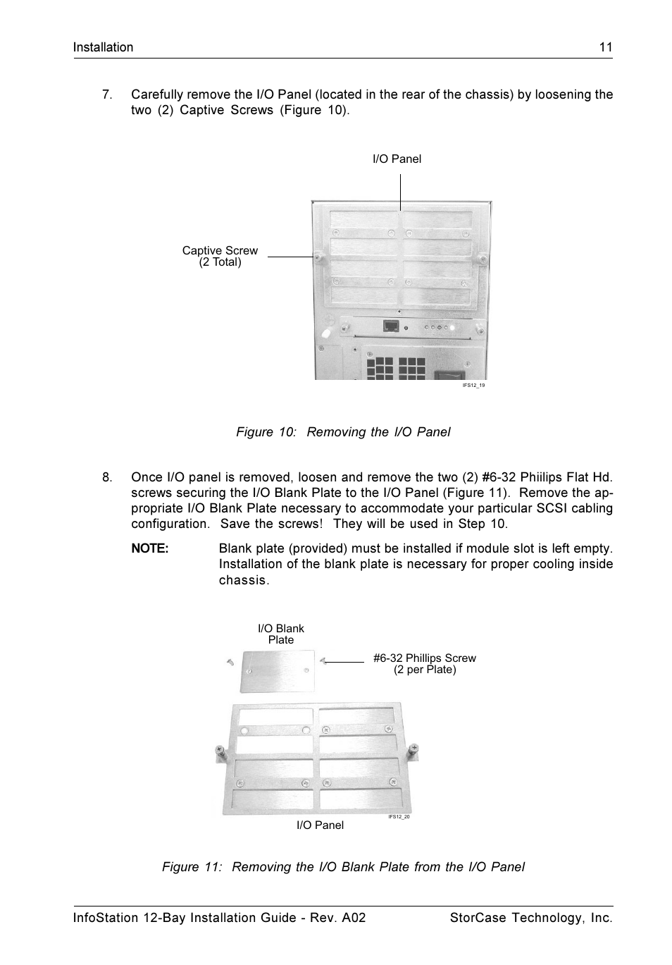 StorCase Technology 12-Bay 4U SCSI Ultra320 User Manual | Page 16 / 22