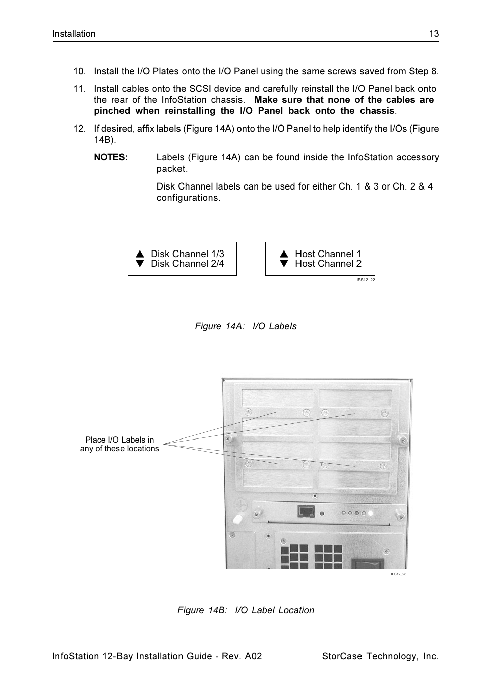 StorCase Technology 12-Bay 4U SCSI Ultra320 User Manual | Page 18 / 22
