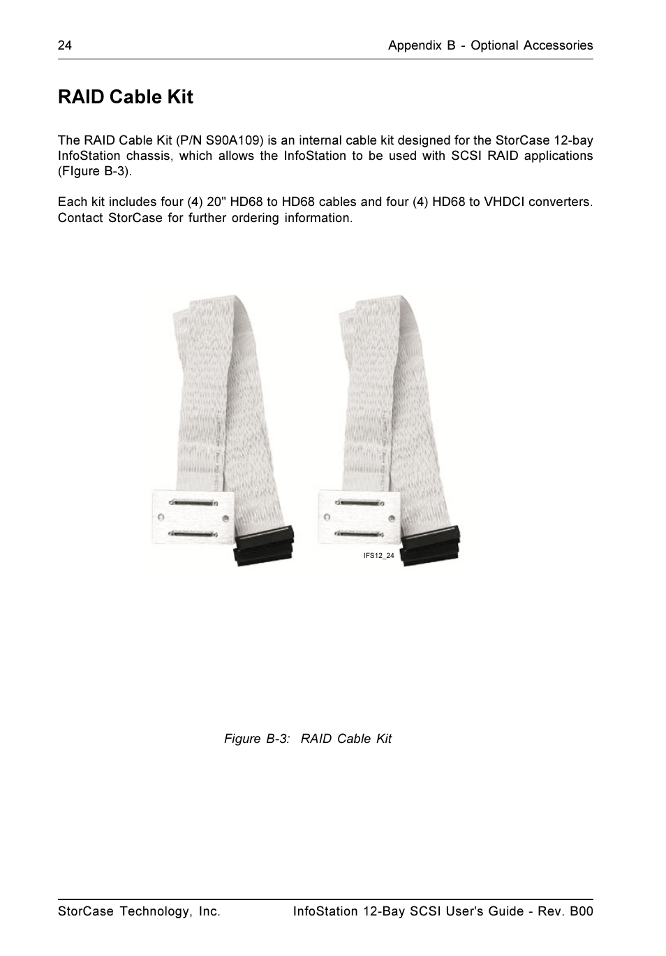Raid cable kit | StorCase Technology 12-Bay 4U SCSI Ultra320 User Manual | Page 33 / 41