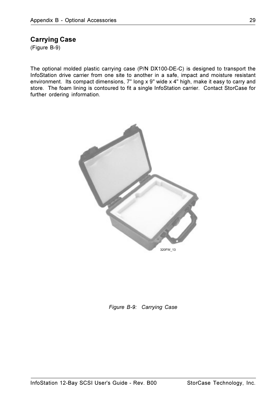 Carrying case | StorCase Technology 12-Bay 4U SCSI Ultra320 User Manual | Page 38 / 41