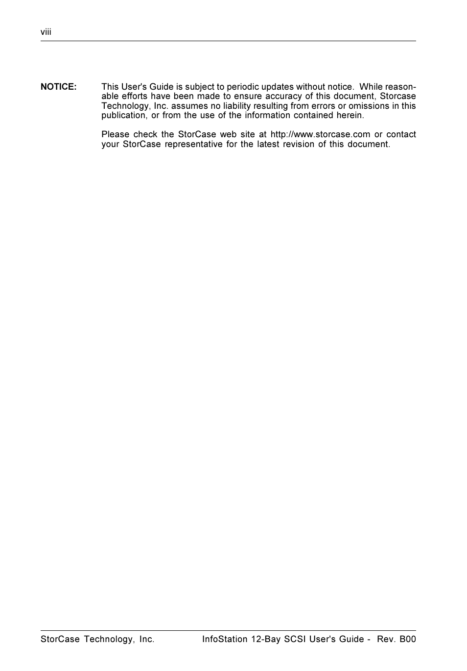 StorCase Technology 12-Bay 4U SCSI Ultra320 User Manual | Page 9 / 41