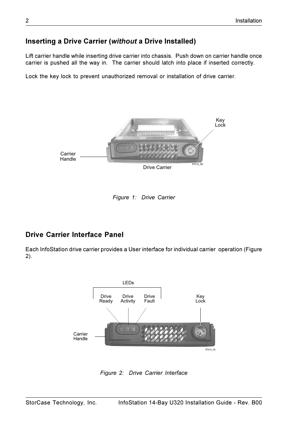 Drive carrier interface panel | StorCase Technology 14-Bay 3U SCSI Ultra320 User Manual | Page 7 / 14