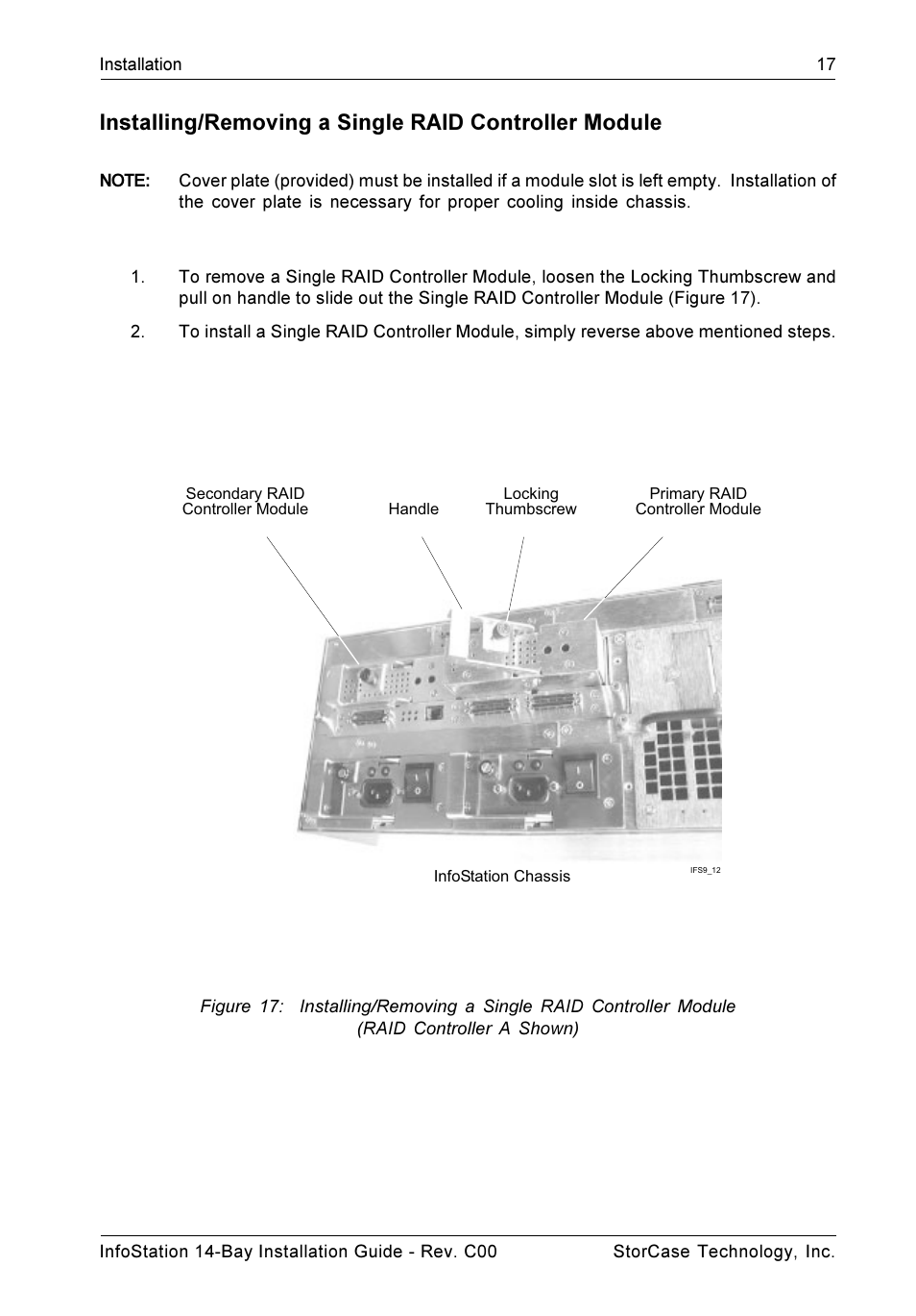 StorCase Technology 14-Bay 4U SCSI Ultra160 User Manual | Page 22 / 25