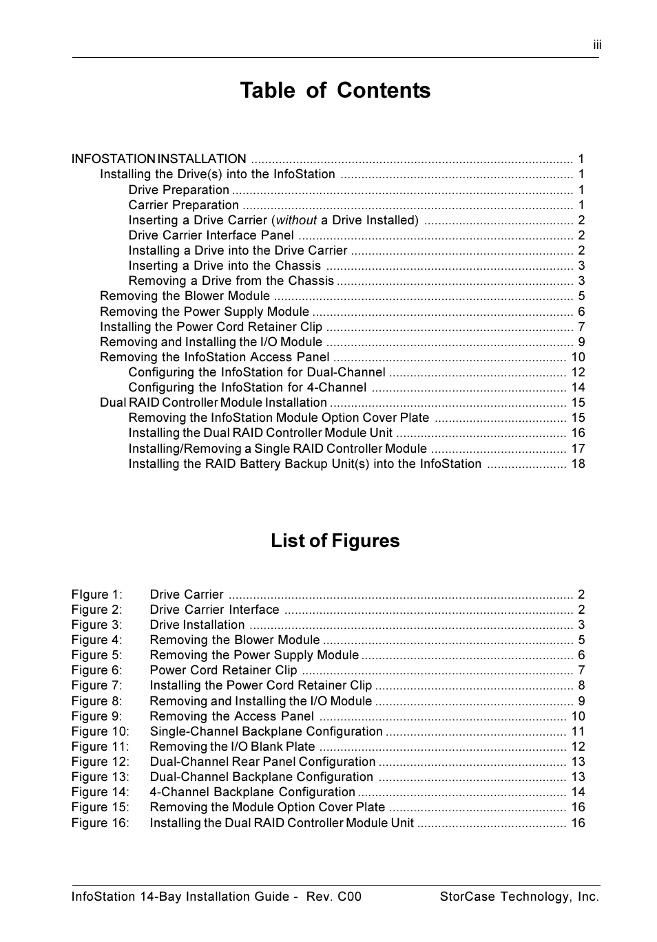 StorCase Technology 14-Bay 4U SCSI Ultra160 User Manual | Page 4 / 25