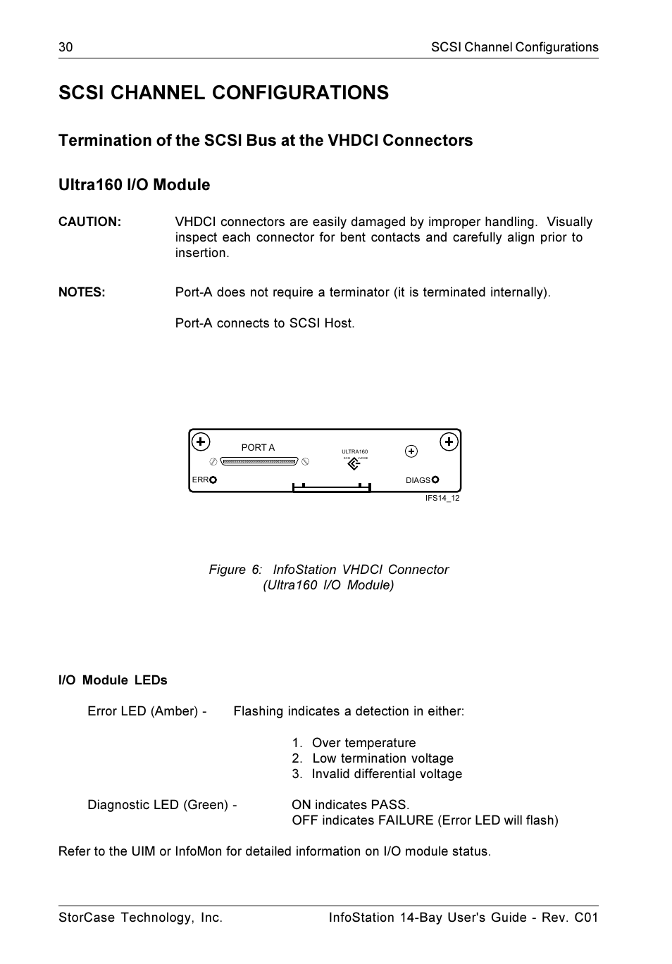 Scsi channel configurations | StorCase Technology 14-Bay 4U SCSI Ultra160 User Manual | Page 39 / 65