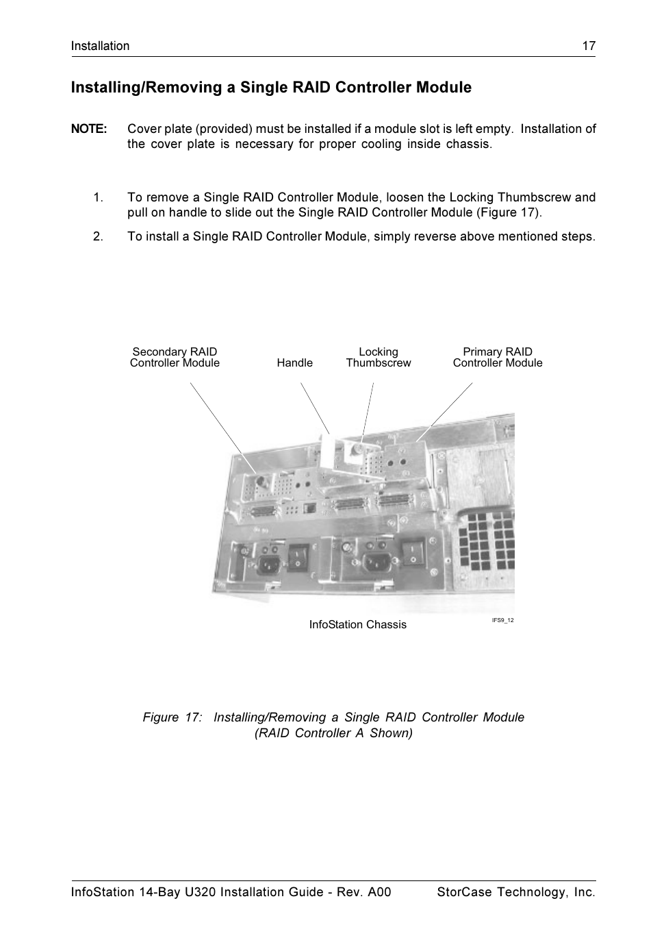 StorCase Technology 14-Bay 4U SCSI Ultra320 User Manual | Page 22 / 27