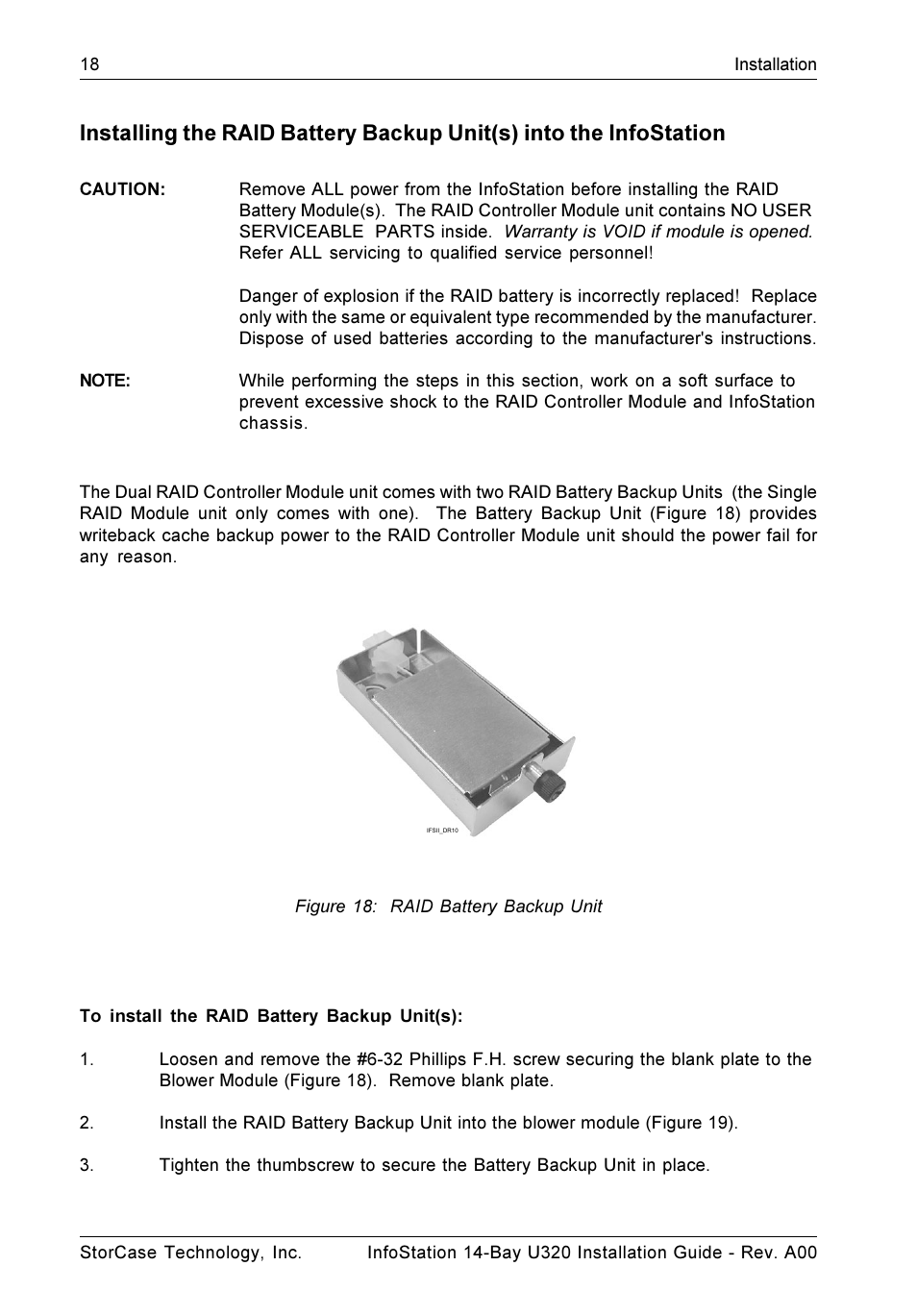 StorCase Technology 14-Bay 4U SCSI Ultra320 User Manual | Page 23 / 27