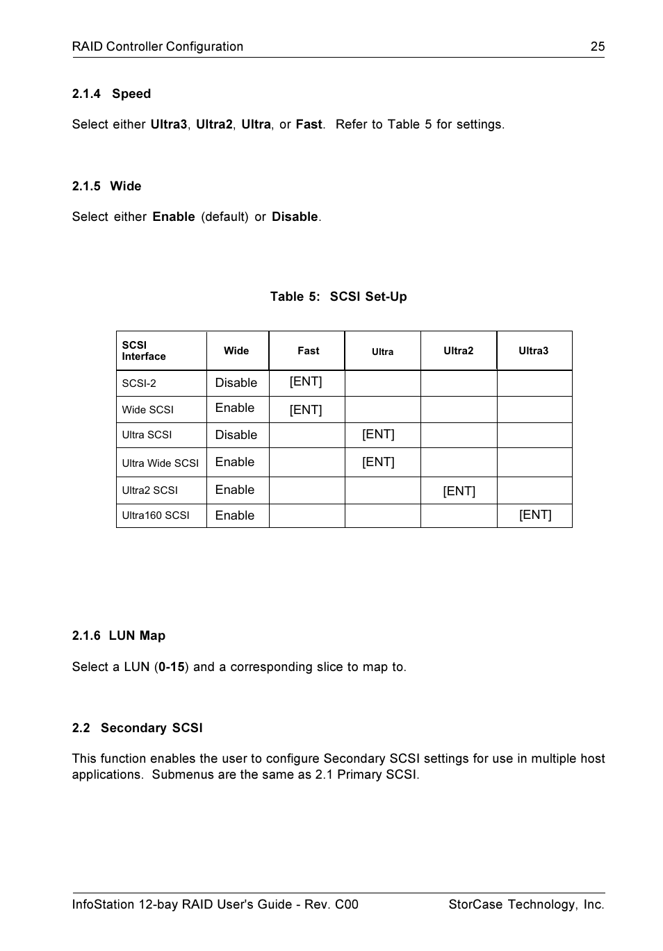 StorCase Technology InfoStation 12-Bay 4U Ultra160/SATA User Manual | Page 36 / 77