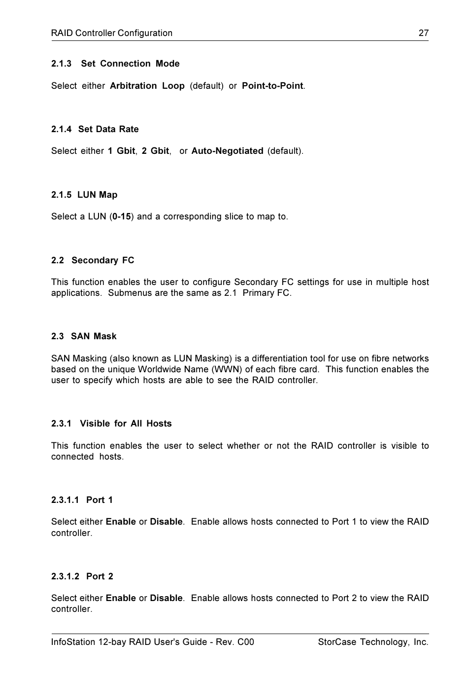 StorCase Technology InfoStation 12-Bay 4U Ultra160/SATA User Manual | Page 38 / 77