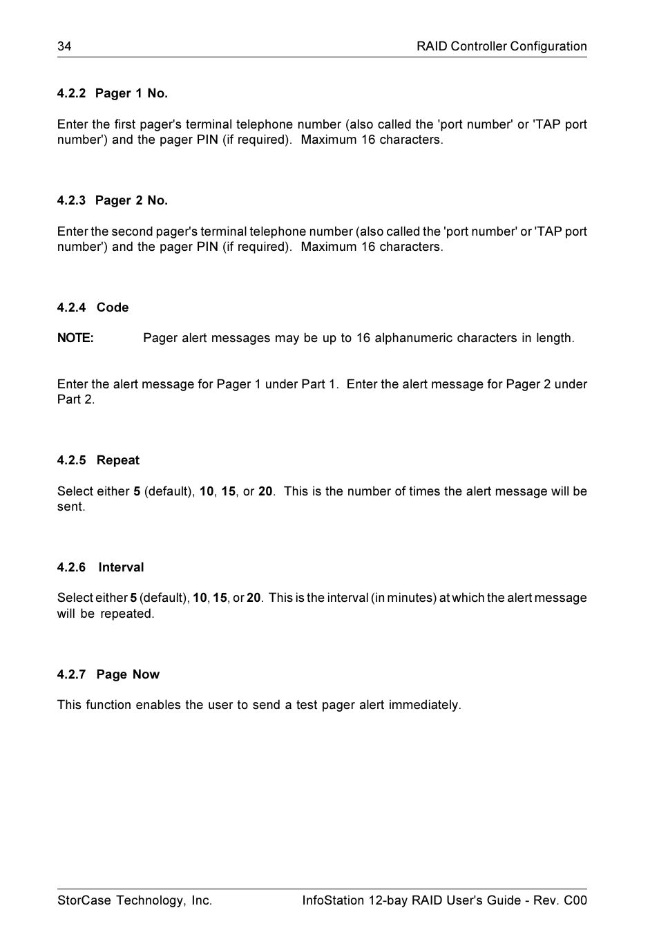 StorCase Technology InfoStation 12-Bay 4U Ultra160/SATA User Manual | Page 45 / 77