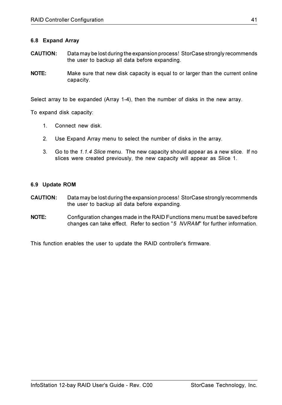 StorCase Technology InfoStation 12-Bay 4U Ultra160/SATA User Manual | Page 52 / 77
