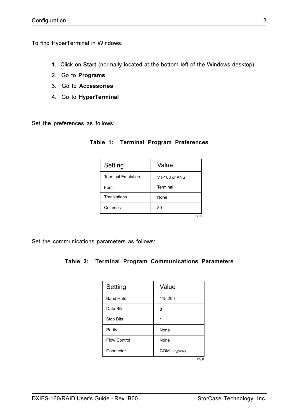 Setting value | StorCase Technology SCSI-to-SCSI Single RAID User Manual | Page 23 / 82