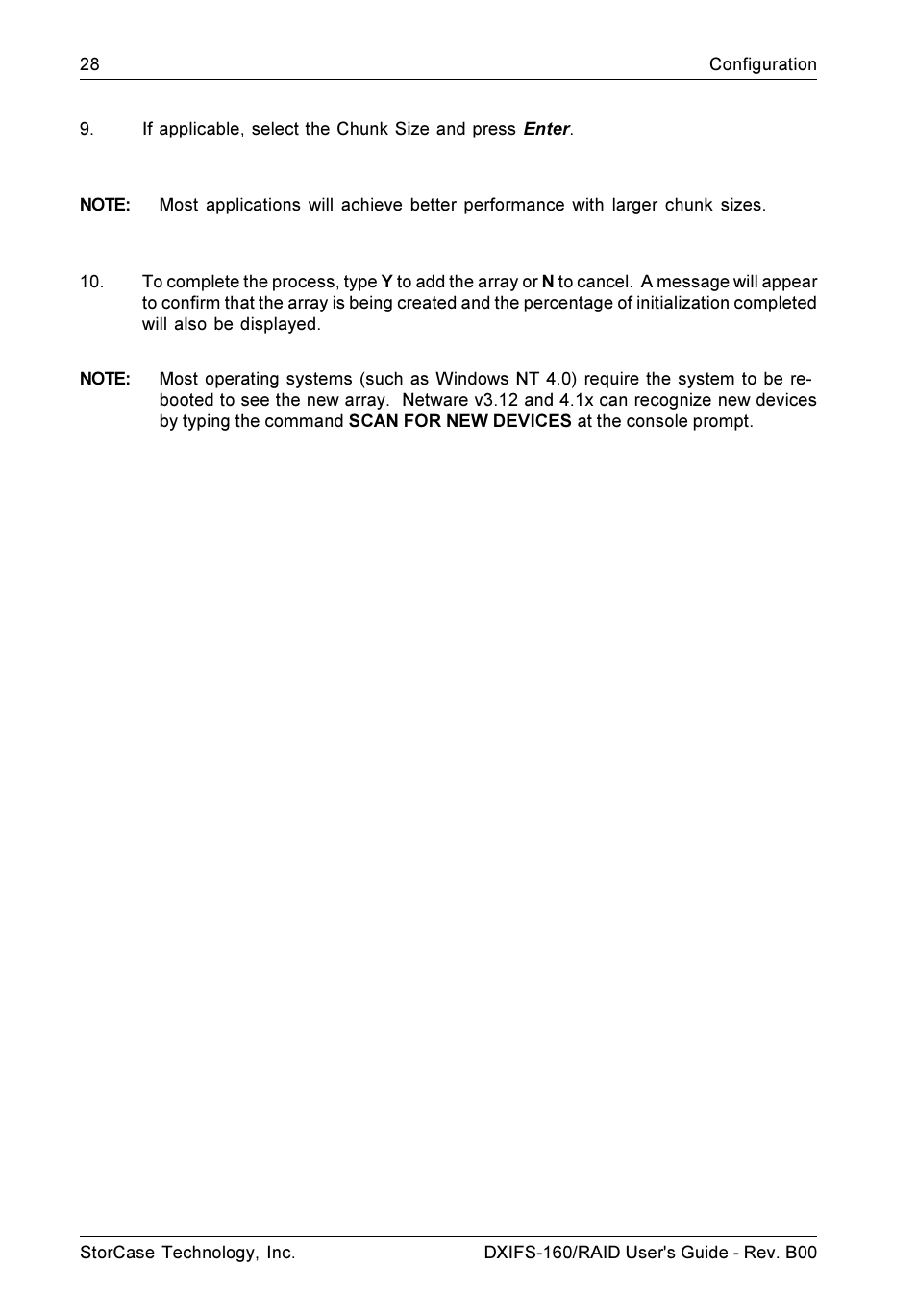 StorCase Technology SCSI-to-SCSI Single RAID User Manual | Page 38 / 82