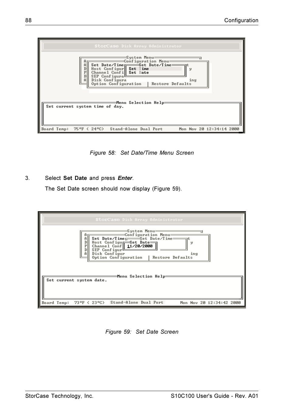 StorCase Technology Fibre-to-SCSI Single RAID User Manual | Page 100 / 162