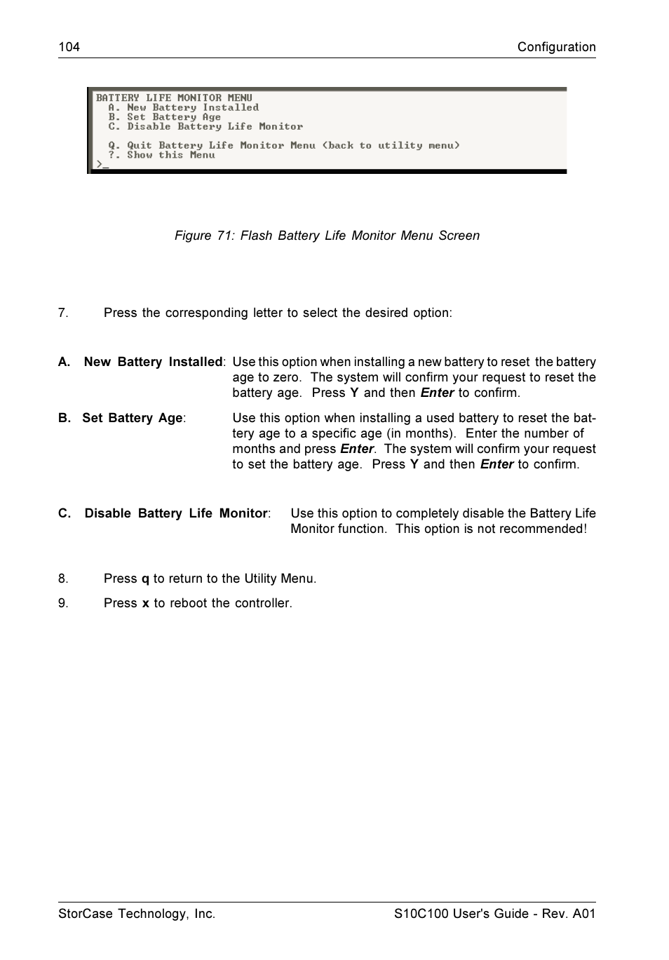 StorCase Technology Fibre-to-SCSI Single RAID User Manual | Page 116 / 162