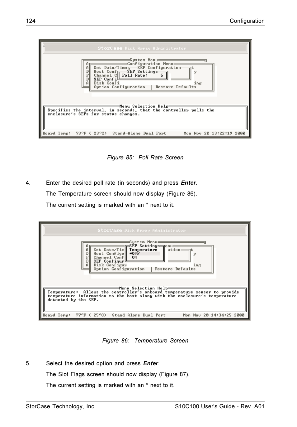 StorCase Technology Fibre-to-SCSI Single RAID User Manual | Page 136 / 162