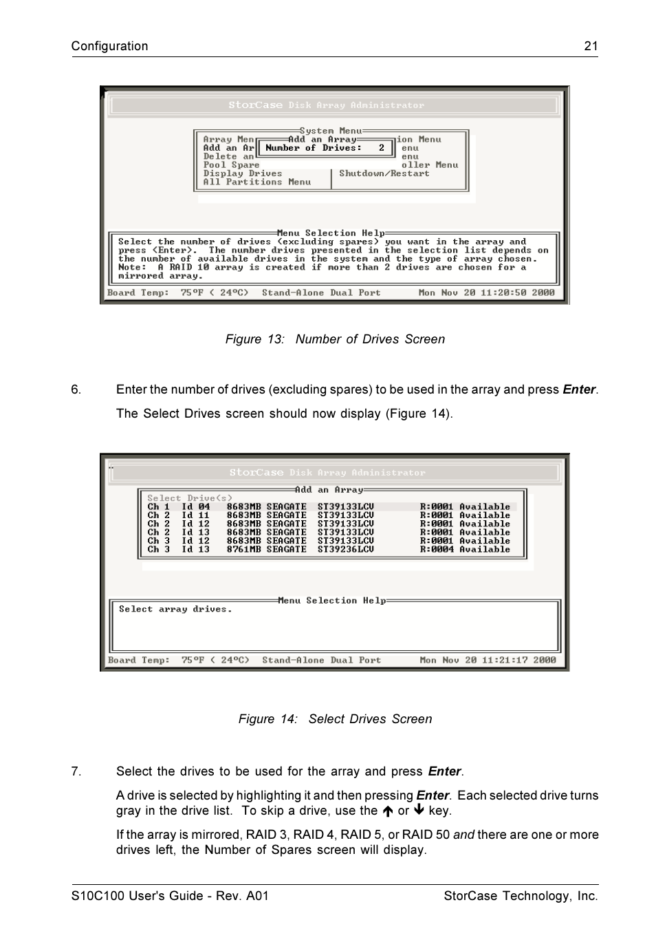 StorCase Technology Fibre-to-SCSI Single RAID User Manual | Page 33 / 162