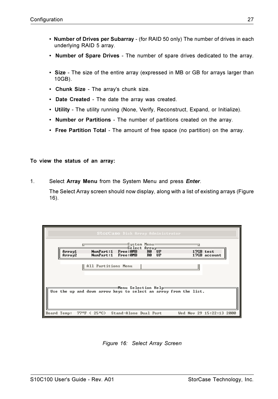 StorCase Technology Fibre-to-SCSI Single RAID User Manual | Page 39 / 162